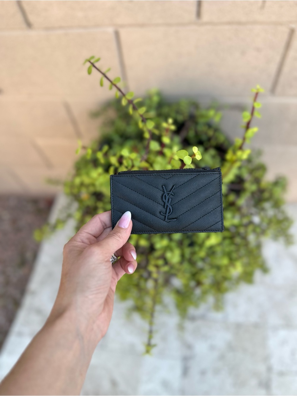 Black YSL card holder caviar leather - Picture 3 of 6